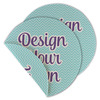 Round Linen Placemats - Double-Sided - Set of 4