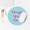 Design Your Own Round Mousepad - LIFESTYLE 2