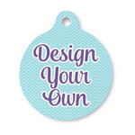 Design Your Own Round Pet ID Tag - Small