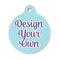 Design Your Own Round Pet ID Tag - Small