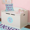 Design Your Own Round Wall Decal on Toy Chest