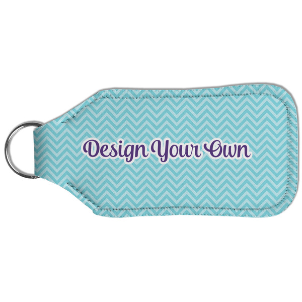 Design Your Own Sanitizer Holder Keychain - Large (Back)