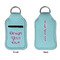 Design Your Own Sanitizer Holder Keychain - Small APPROVAL (Flat)