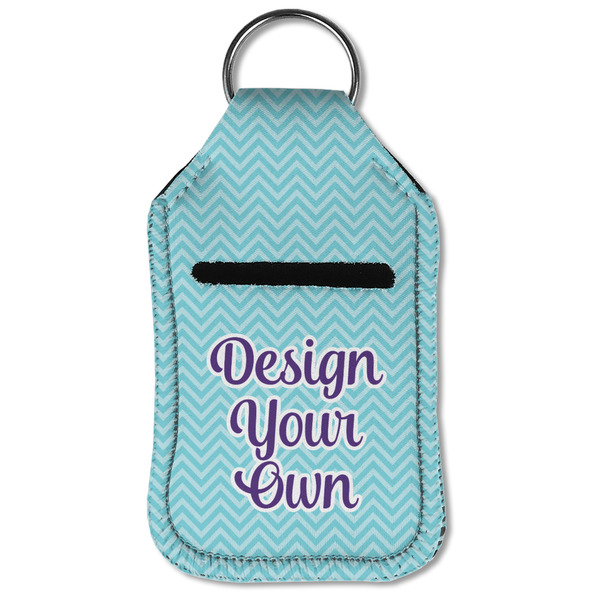 Design Your Own Sanitizer Holder Keychain - Small (Front Flat)