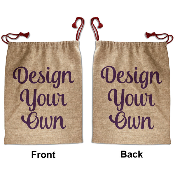 Design Your Own Santa Bag - Front and Back