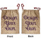 Design Your Own Santa Bag - Front and Back
