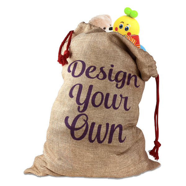 Design Your Own Santa Bag - Front (stuffed w toys) PARENT