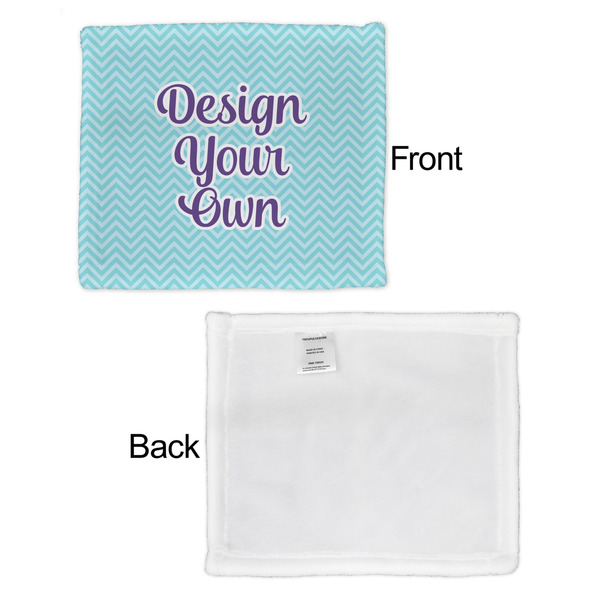 Design Your Own Security Blanket - Front & White Back View