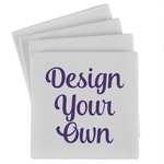 Design Your Own Absorbent Stone Coasters - Set of 4