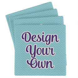 Design Your Own Absorbent Stone Coasters - Set of 4