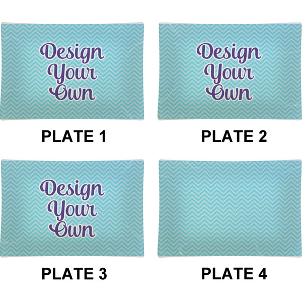 Design Your Own Set of Rectangular Appetizer / Dessert Plates (Approval)