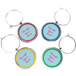 Design Your Own Wine Charms - Set of 4