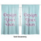Design Your Own Sheer Curtains Double