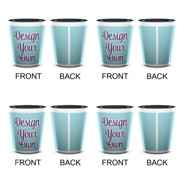 Design Your Own Shot Glassess - Two Tone - Set of 4 - APPROVAL