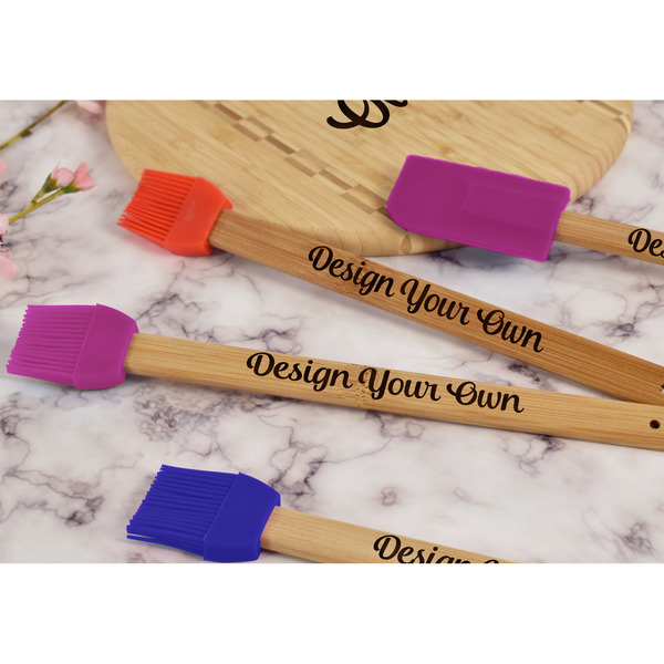 Design Your Own Silicone Brush - Purple - Lifestyle