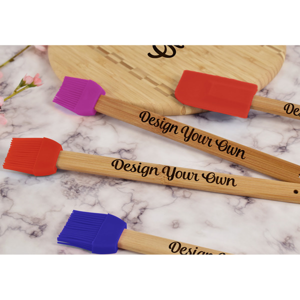 Design Your Own Silicone Brush - Red - Lifestyle