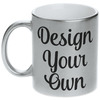 Metallic Silver Mug