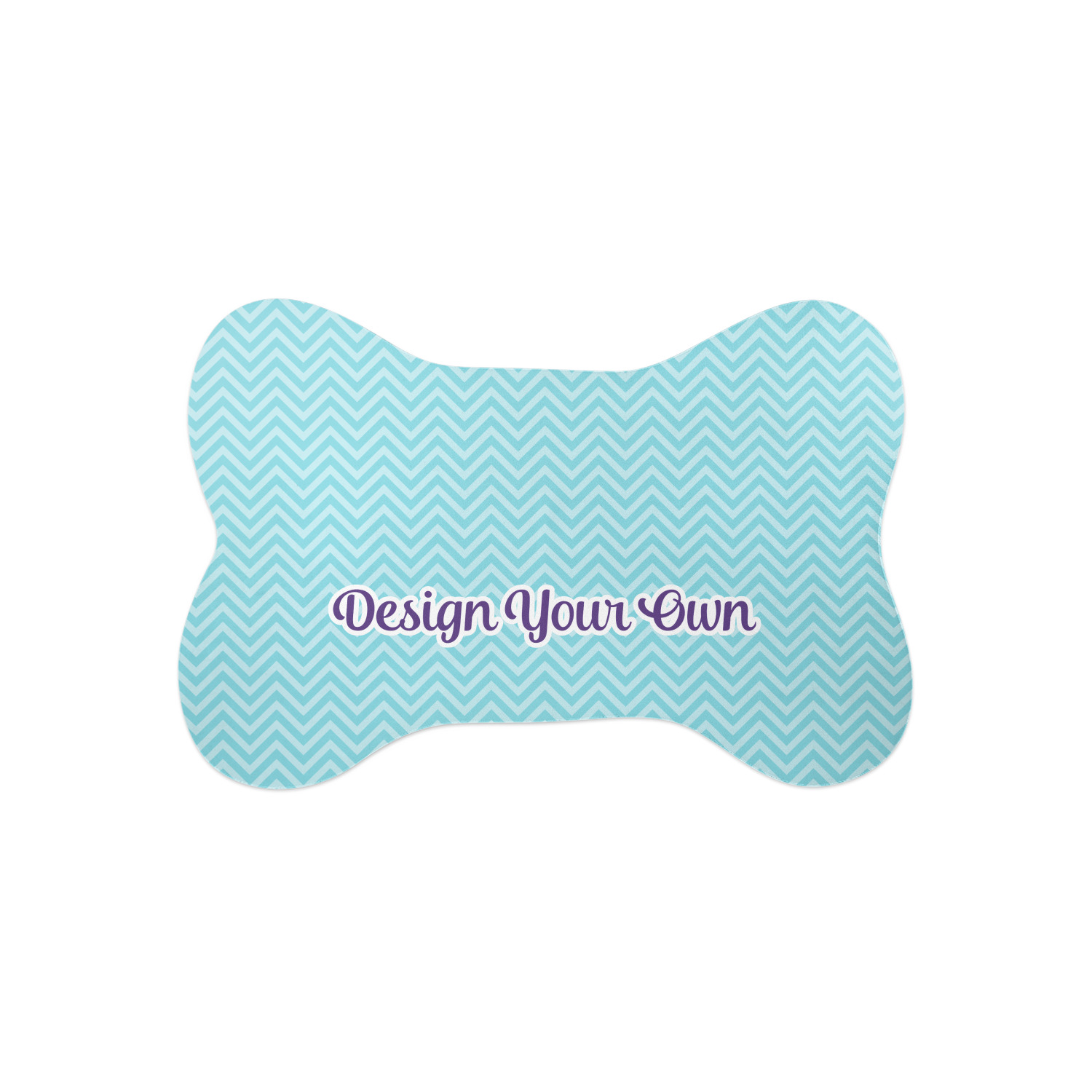 Design Your Own Bone Shaped Dog Food Mat (Small) YouCustomizeIt