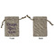 Design Your Own Small Burlap Gift Bag - Front Approval