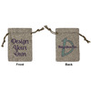 Burlap Gift Bag - Small - Double-Sided