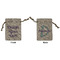 Design Your Own Burlap Gift Bag - Small - Double-Sided