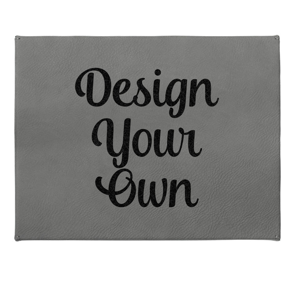 Design Your Own Small Engraved Gift Box with Leather Lid - Approval