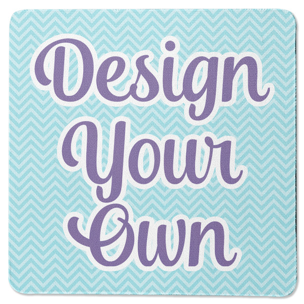 Design Your Own Square Rubber Backed Coaster - Single