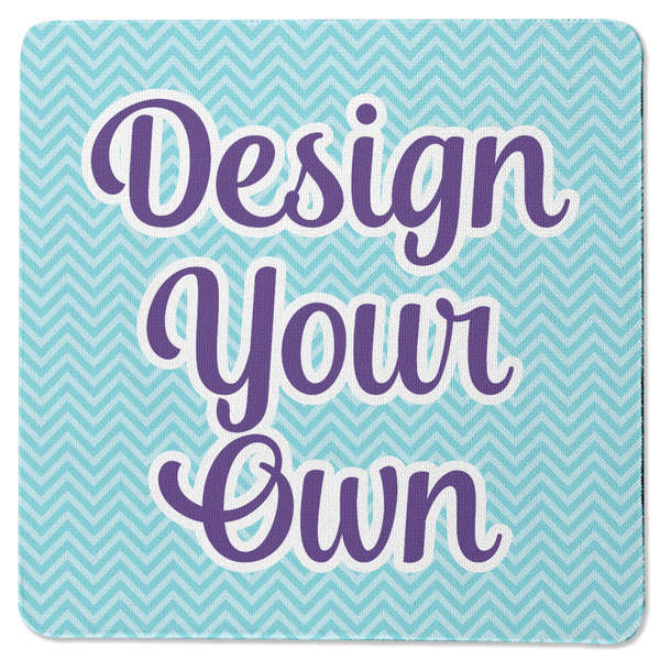 Design Your Own Square Rubber Backed Coaster - Single