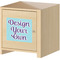 Design Your Own Square Wall Decal on Wooden Cabinet