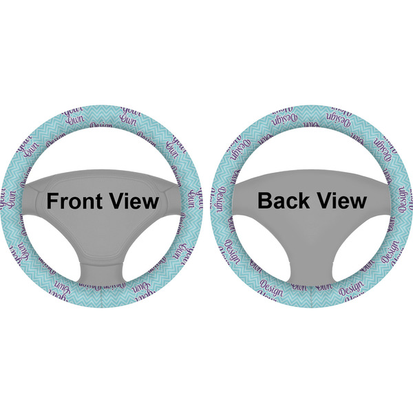 Design Your Own Steering Wheel Cover- Front and Back