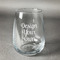 Design Your Own Stemless Wine Glass - Front/Approval