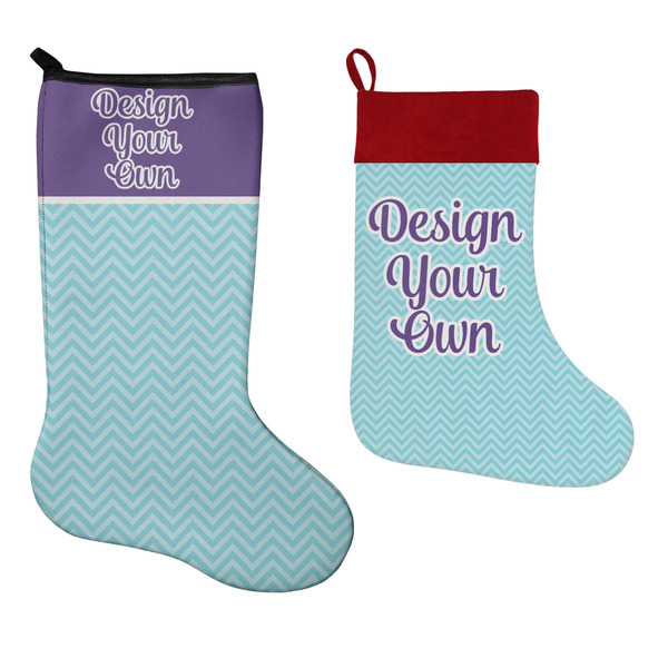 Design Your Own Stockings - Side by Side compare