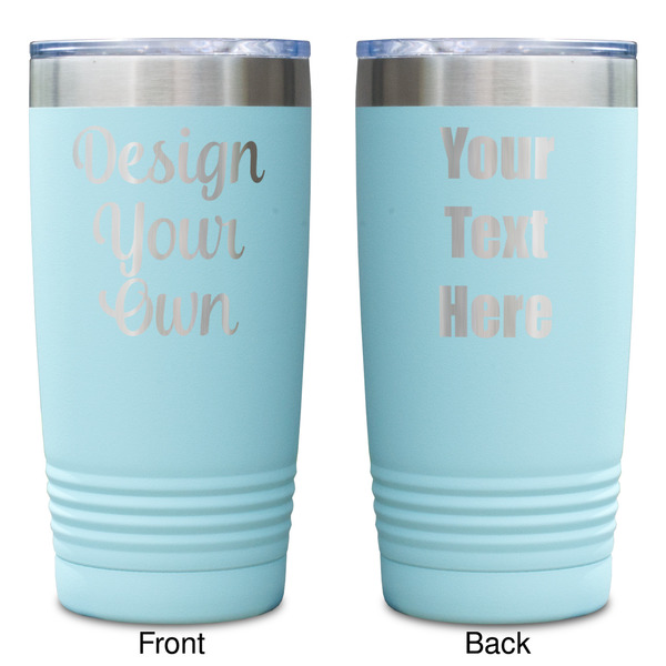 Design Your Own Teal Polar Camel Tumbler - 20oz -Double Sided - Approval
