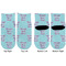Design Your Own Toddler Ankle Socks - Double Pair - Front and Back - Apvl
