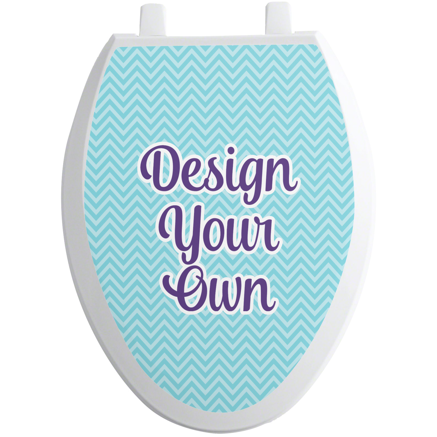 Design Your Own Toilet Seat Decal Elongated YouCustomizeIt