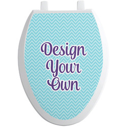 Design Your Own Toilet Seat Decal - Elongated