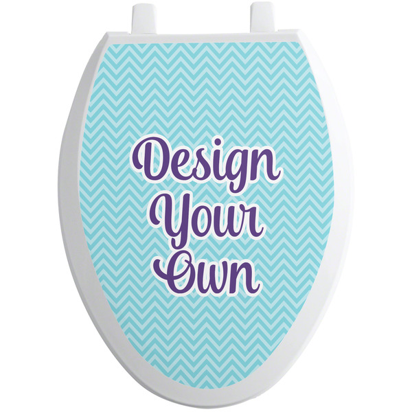 Design Your Own Toilet Seat Decal - Elongated