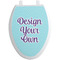 Design Your Own Toilet Seat Decal Elongated