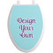 Design Your Own Toilet Seat Decal - Elongated
