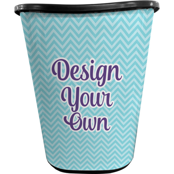 Design Your Own Waste Basket - Double-Sided - Black