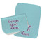 Design Your Own Two Rectangle Burp Cloths - Open & Folded