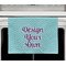 Design Your Own Waffle Weave Towel - Full Color Print - Lifestyle2 Image