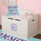 Design Your Own Wall Monogram on Toy Chest