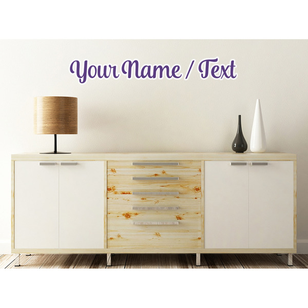 Design Your Own Wall Name Decal On Wooden Desk