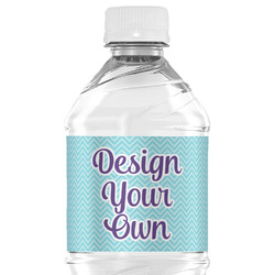 Design Your Own Water Bottle Labels - Custom Sized