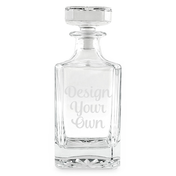 Design Your Own Whiskey Decanter - 26oz Square - APPROVAL