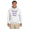 Design Your Own White Hoodie on Model - Front