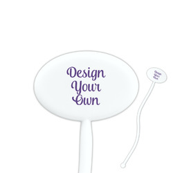 Design Your Own Oval Plastic Stir Sticks