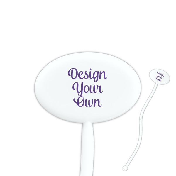 Design Your Own Oval Plastic Stir Sticks