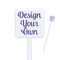 Design Your Own Square Plastic Stir Sticks - Single-Sided